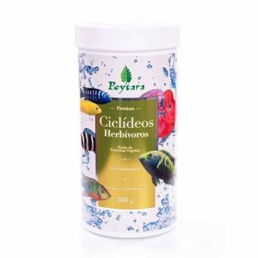 Imagem de Alimento Potyara para Peixes Ciclídeos Herbívoros - 280g - Poytara