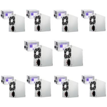 Imagem de Kit 10 Fonte De Alimentação 230w Atx Chave Manual Atacado - Hayom