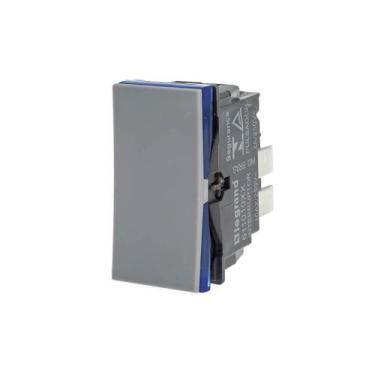 Imagem de Interruptor Simples 10A 250V Sem Placa Pial Plus+ - Cinza - Pial Legra