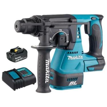 Imagem de Martelete Makita DHR242 18V A Bateria Com Carregador Bivolt