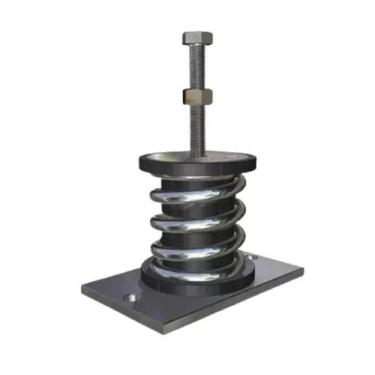 Imagem de Amortecedor Mola Simples Com chapa 500 Kg Parafuso 1/2" - Vibra Stop