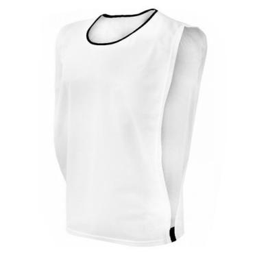 Imagem de Colete para Treinamento Light Adulto com Viés Gola TRB Sports, Branco