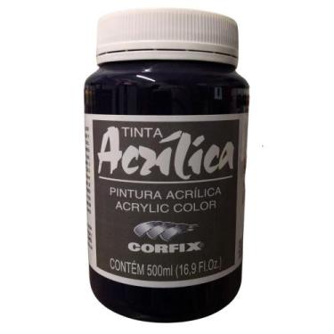Imagem de Tinta Acrílica Corfix 500ml G2 Escolha a Cor , VIOLETA PERMANENTE G2