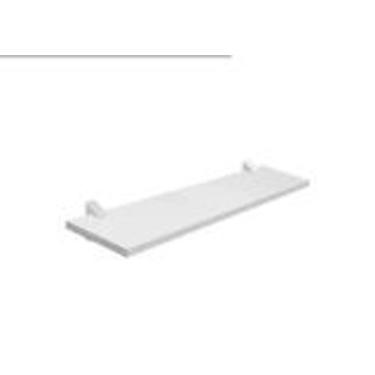 Imagem de Prateleira em mdf/mdp 25 x 80 cm branca com suporte - HOmobile