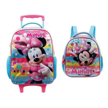 Imagem de Mochila de Rodinhas com Lancheira Minnie S Xeryus, M