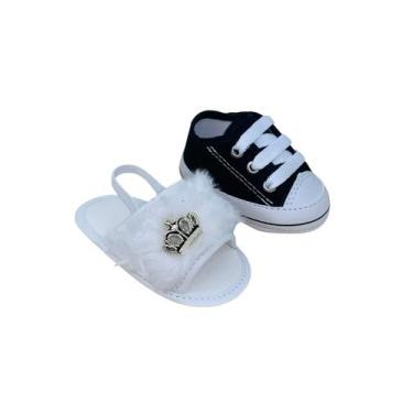 Imagem de Sapatinho De Bebê + Sandália De Bebê Do 13 Ao 18 Direto Da Fabrica S10