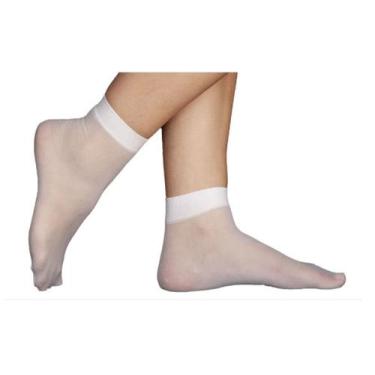 Imagem de Meia Lupo Soquete Fina Loba Fio 20  5530, Branco, UN