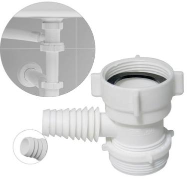 Imagem de Adaptador P/ Máquina De Lavar Louça Com Saída P/ Sifão Astra, AML