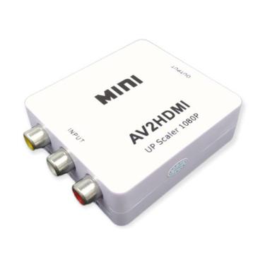 Imagem de Mini Conversor AV2 para HDMI Adapter Scaler HD Video Converter Box HDM
