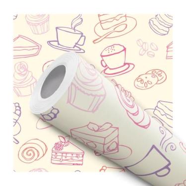 Imagem de Papel De Parede Vinílico Doces Confeiteiro Cozinha 2m - DELIQUADROS