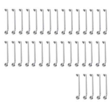 Imagem de Alça de Apoio 80cm Barra Inox Kit 34 Unidades Cadeirante Idoso Gestant