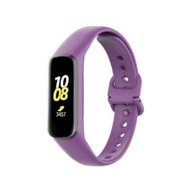 Imagem de Pulseira Silicone Para Galaxy Fit 2 R220 Cor lilas - T-Shirck
