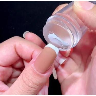 Imagem de Carimbo Silicone Transparente Ideal Para Unhas Francesinha - shr, 01UN