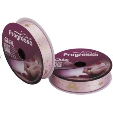 Imagem de Fita de Cetim Rosa 15 mm COR 393 Princesas 10 mts Fitas Progresso - In