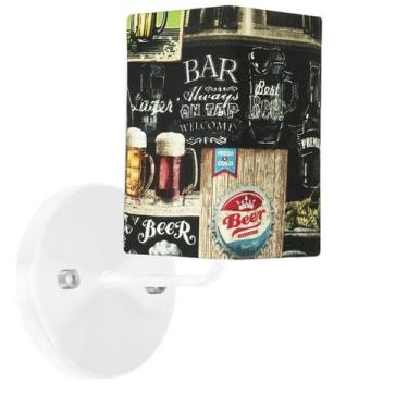 Imagem de Arandela Branca De Cupula Quadrada Bar - MARRYLUZ