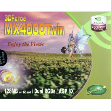 Imagem de Jaton Placa de vídeo GeForce MX4000 128 MB DDR 8X AGP (3DFORCE MX4000TWIN)