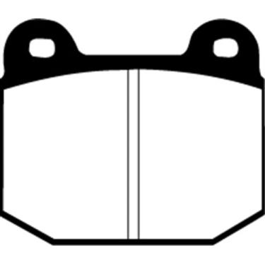 Imagem de EBC Brakes Pastilhas de freio esportivas DP2197 Greenstuff 2000 Series