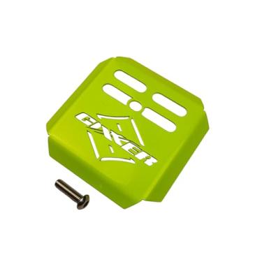 Imagem de MOVITEC ACCESSORIES Capa de módulo ABS para motocicleta compatível com Suzuki Gixxer 250 (verde limão)