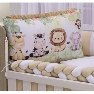 Imagem de Kit Berço Luxo 10 Peças Americano E Nacional Menina E Menino - Kolin E