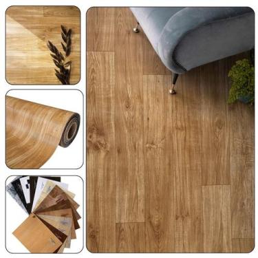 Imagem de Piso Vinil 0,7mm PVC em Manta Imita o Madeirado 1x8mt (8m²) - Mob Core