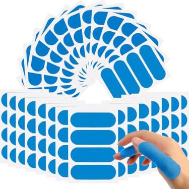 Imagem de DAJISI 120 peças fita de boliche azul fita de dedo de boliche durável fita elástica para boliche protetor de polegar fita de boliche fita protetora de desempenho para jogadores exercício esporte