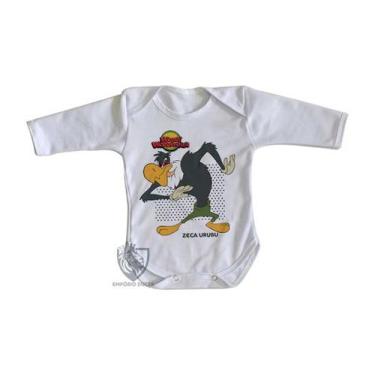 Imagem de body nenê criança roupa bebê manga longa Pica Pau Zeca Urubu - Empório