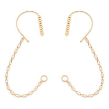 Imagem de Brinco Ear Climber Corações Para Fone De O 526993 - Rommanel, Perola, 