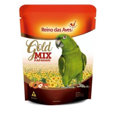 Imagem de Reino das Aves Mistura Papagaio Gold Mix Premium 500g