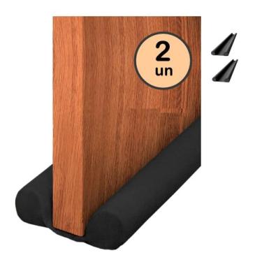 Imagem de 2un Veda porta duplo proteção poeira insetos água vento 80cm - Vida Pr