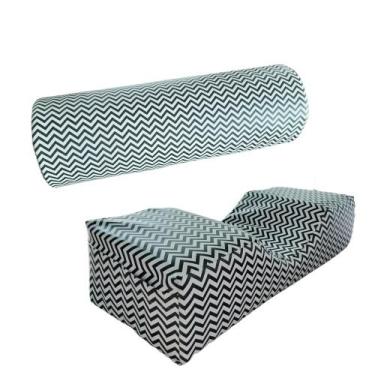 Imagem de Kit Almofada Para Extensão De Cílios+Rolo Apoio Pernas 50x16 - Luma Co