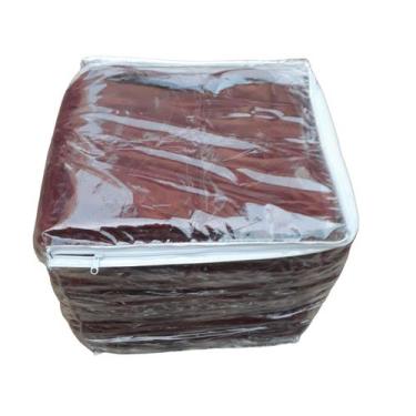 Imagem de 05 Saco Organizador Guarda Roupa Closet Edredom Cobertor C/ Zíper 38 x