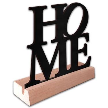 Imagem de Home Frase Palavra de Mesa em MDF com Base Madeira de Pino - SHD Solei