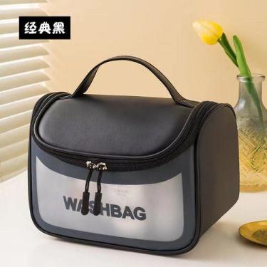 Imagem de Bolsa De Cosméticos Washbag À Prova D'água Com Gancho - oem, Rosa