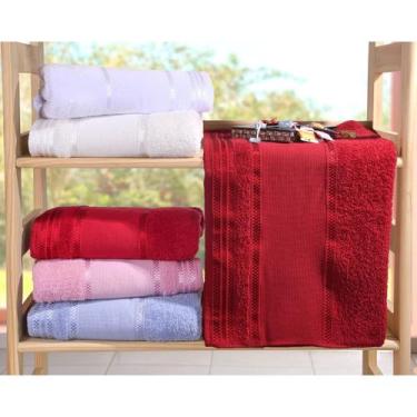 Imagem de Kit 4 De Toalhas Banho Ponto Cruz Para Pintar E Bordar Laca - Bene Cas