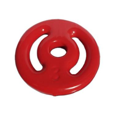 Imagem de Anilha revestida 3 kg - unidade  iniciativa fitness