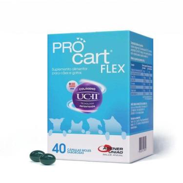 Imagem de Suplemento Alimentar Pro Cart Flex Agener para Cães e Gatos 40 Cápsula