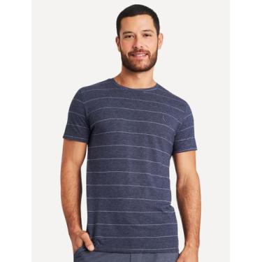 Imagem de Camiseta Reserva Masculina Listrado Nice Azul Marinho, S/P