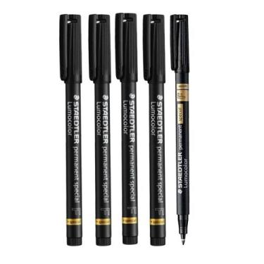 Imagem de Marcador Staedtler Lumocolor Special Preto 0.6mm C/5