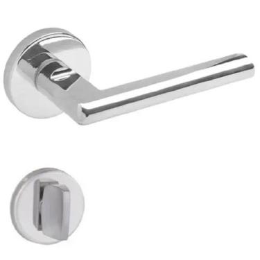 Imagem de Fechadura 6521 st2  55mm banheiro cromado lafonte - La fonte