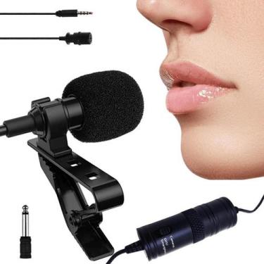 Imagem de Microfone Lapela Profissional Ci18 Para Gravações - Lavali