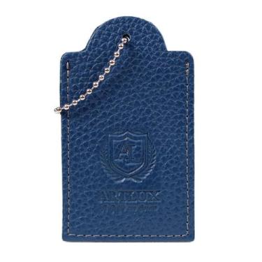 Imagem de  Mini Tag Identificação em Couro Artlux ID004, Azul