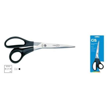 Imagem de Tesoura CIS TS-54 Multiuso Lâmina Aço Cabo Plástico 21cm SM