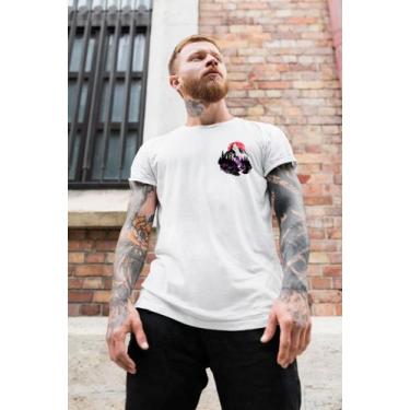 Imagem de Camiseta Masculina Japão Oriental Mosteiro Algodão Premium - Fabrica, 