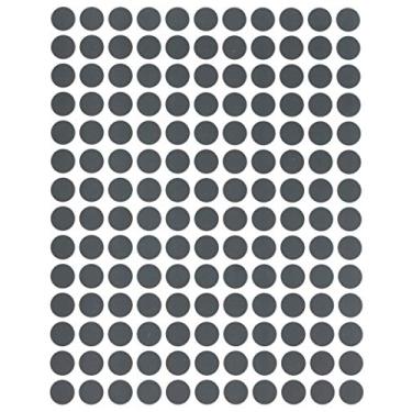 Imagem de Etiquetas de codificação de cores brilhantes verde real 3/8 redondas 10 mm – Adesivos de glitter – (0,375) polegada Etiqueta de pontos brilhantes – Adesivo de três oitavos polegada redondos, Cinza, 2100