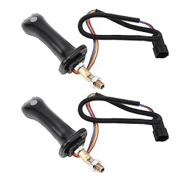 Imagem de Alças de Joystick de Escavadeira de 3 Botões, Controle de Miniescavadeira Com Ergonomia, ABS de Longa Duração e Construção Em Liga de Alumínio, para Doosan DH DX150 215 225 300