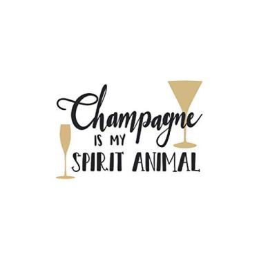 Imagem de Champagne is my Spirit animal: Dot Grid Journal or Notebook (6x9 inches) with 120 Pages