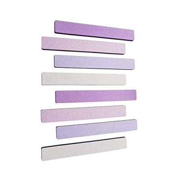 Imagem de Afumazi 8 peças, placa de feltro, placa de avisos, tira de barra para parede, quadro de notas autoadesivo com 24 pinos, tira de cortiça para escritório, casa, sala de aula (rosa)