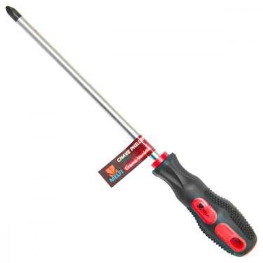 Imagem de Chave Phillips Melfi Emborrachada Com Ima B - 1/8'' X4'' - Kit C/12 Pe