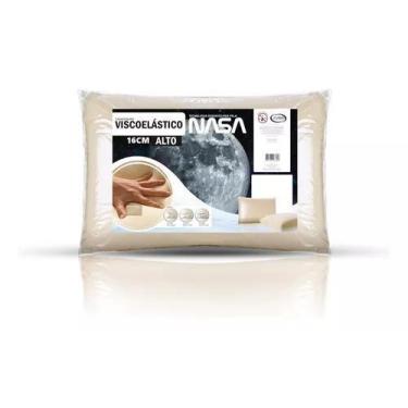 Imagem de Travesseiro Viscoelástico Nasa Alto Hipoalergênico Super Macio - Enxov