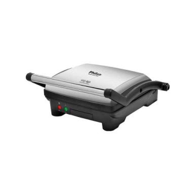 Imagem de Grill Super Duo Abertura de 180 Graus Inox Philco - 220v - Nenhum, GRI